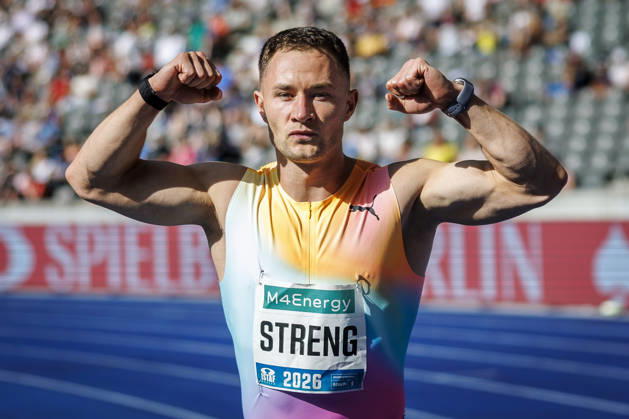 BERLIN, GERMANY - AUGUST 30, 2026: Felix STRENG (GER Germany) after winning the para 100m during the ISTAF at Olympic Stadium on August 30, 2026 in Berlin, Germany. Germany Copyright: xAxelxKohringx