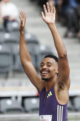 BERLIN, GERMANY - AUGUST 30, 2026: Emil AGYEKUM (GER Germany) during the ISTAF at Olympic Stadium on August 30, 2026 in Berlin, Germany. Germany Copyright: xAxelxKohringx