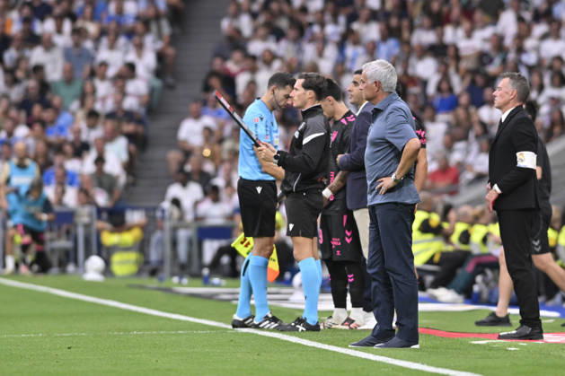 August 30, 2026, Madrid, Madrid, Spain: JOSE MOURINHO heach coach of Real Madrid CF during the match on Matchday 3 of the 2026-27 National League First Division Championship between REAL MADRID C.F. and MALAGA CF, played at the Bernabeu Stadium on August 30, 2026, in Madrid, Spain. REAL MADRID C.F. Vs. MALAGA CF - 2026 27 National League First Division Championship (08 30 26) - ZUMAc312 20260830_zsp_c312_237 Copyright: xOscarxManuelxSanchezx