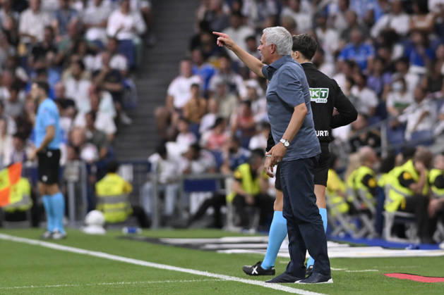 August 30, 2026, Madrid, Madrid, Spain: JOSE MOURINHO heach coach of Real Madrid CF giving instructions to his players during the match on Matchday 3 of the 2026-27 National League First Division Championship between REAL MADRID C.F. and MALAGA CF, played at the Bernabeu Stadium on August 30, 2026, in Madrid, Spain. REAL MADRID C.F. Vs. MALAGA CF - 2026 27 National League First Division Championship (08 30 26) - ZUMAc312 20260830_zsp_c312_241 Copyright: xOscarxManuelxSanchezx
