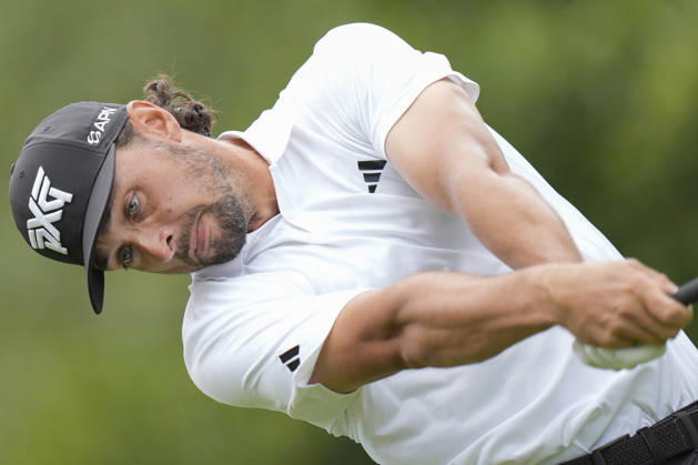 SUTTON COLDFIELD, ENGLAND - AUG 30: Marco Penge (ENG) plays from the third tee during Round 4 at the 2026 Husqvarna British Masters at The Belfry, Sutton Coalfield on August 30, 2026 in Warwickshire, England The 2026 Husqvarna British Masters
