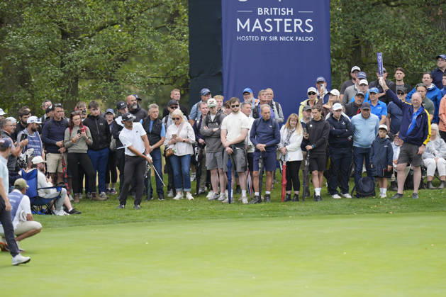 SUTTON COLDFIELD, ENGLAND - AUG 30: Marco Penge (ENG) chips to the 4th green during Round 4 at the 2026 Husqvarna British Masters at The Belfry, Sutton Coalfield on August 30, 2026 in Warwickshire, England The 2026 Husqvarna British Masters