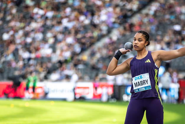 ISTAF 2026 Berlin, August 30, 2026 Yemisi MABRY GER Germany in the women s shot put at ISTAF Berlin on August 30, 2026, at the Olympic Stadium in Berlin, Germany Copyright: xBEAUTIFULxSPORTS R.xSchmittx