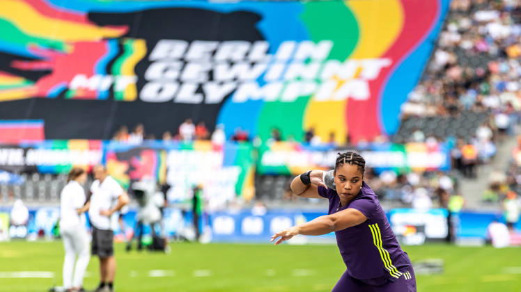 ISTAF 2026 Berlin, August 30, 2026 Yemisi MABRY GER Germany in the women s shot put at ISTAF Berlin on August 30, 2026, at the Olympic Stadium in Berlin, Germany Copyright: xBEAUTIFULxSPORTS R.xSchmittx