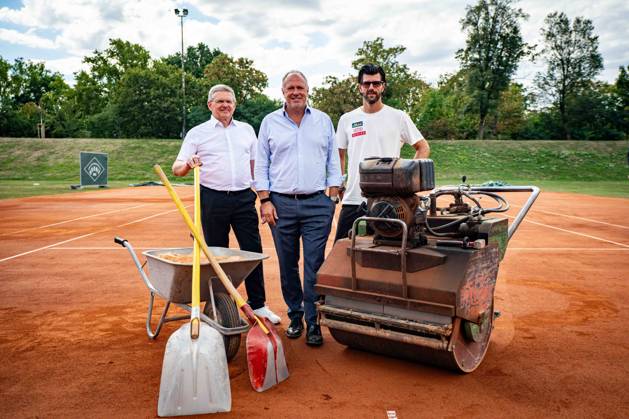 Tennis, Davis Cup, Austria v Belgium, press conference in Vienna
