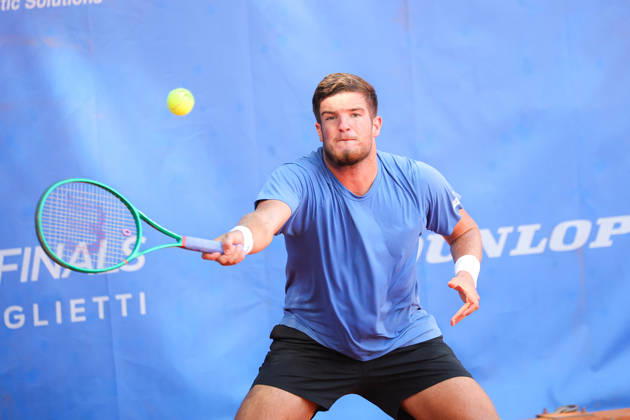 IPA87973735 - Mili Polji?ak (CRO) during the Como Lake Challenger, an international tennis tournament in Como, Italy, on August 31, 2026  Copyright: xRobertaxCorradin IPAxSportx xx 87973735