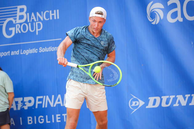 IPA87978045 - Max Schoenhaus (GER) during the Como Lake Challenger, an international tennis tournament in Como, Italy, on August 31, 2026  Copyright: xRobertaxCorradin IPAxSportx xx 87978045