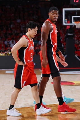 (L-R) Yuki Kawamura, Rui Hachimura (JPN), AUGUST 31, 2026 - Basketball : FIBA Basketball World Cup 2027 Asian Qualifiers Window4 between Japan - Qatar at Toyota Arena Tokyo, Tokyo, Japan. Noxthirdxpartyxsales  aflo_344046506 YUTAKAx