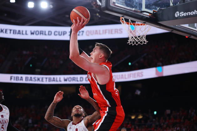 Josh Hawkinson (JPN), AUGUST 31, 2026 - Basketball : FIBA Basketball World Cup 2027 Asian Qualifiers Window4 between Japan - Qatar at Toyota Arena Tokyo, Tokyo, Japan. Noxthirdxpartyxsales  aflo_344107881 YUTAKAx