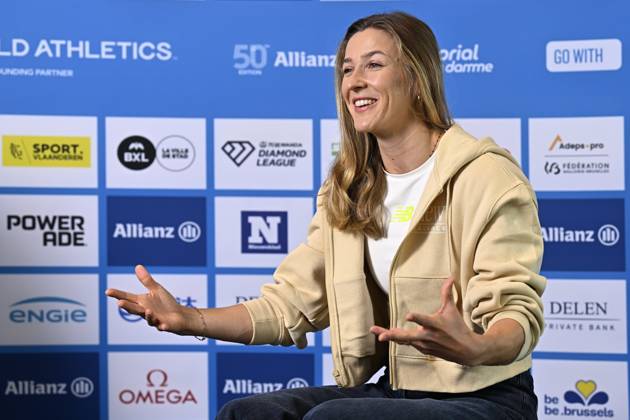 Athletics, Diamond League, Memorial Van Damme, press conference in Brussels