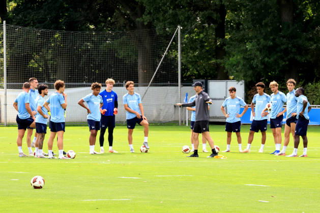 September 1, 2026, Germany, Soccer, 2nd Bundesliga, 2026–2027 season, Sportforum, Hertha BSC, Hertha player group training, Assistant Coach Andreas Schumacher, Hertha BSC Berlin, 2nd Division; DFB and DFL regulations prohibit any use of photographs as image sequences and or quasi-video. Berlin Sportforum, Berlin, Germany Copyright: xNordphotox xEnglerx