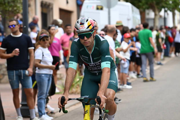 01-09-2026 Vuelta A Espana; Tappa 10 Alcaraz - Elche De La Sierra; 2026, Visma - Lease A Bike; Van Aert, Wout; Alcaraz;