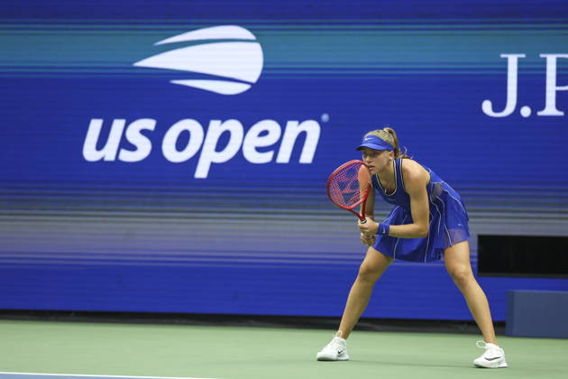 US Open tennis tournament - Day 3 Alina Korneeva of Russia in action against Madison Keys of the US during the Women™s Singles round one of the US Open Tennis Championships at the USTA Billie Jean King National Tennis Center in Flushing Meadows, New York, USA, 01 September 2026. The 2026 US Open tournament runs from 23 August through 13 September. FLUSHING MEADOWS NEW YORK United States  Copyright: xSARAHxYENESELx