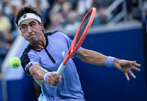 US Open tennis tournament - Day 3 Francisco Comesana of Argentina in action against Flavio Cobolli of Italy during the men s singles first round of the US Open Tennis Championships at the USTA Billie Jean King National Tennis Center in Flushing Meadows, New York, USA, 01 September 2026. The 2026 US Open tournament runs from 23 August through 13 September. FLUSHING MEADOWS NEW YORK United States  Copyright: xCRISTOBALxHERRERA-ULASHKEVICHx