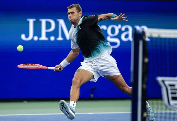 US Open tennis tournament - Day 3 Flavio Cobolli of Italy in action against Francisco Comesana of Argentina during the men s singles first round of the US Open Tennis Championships at the USTA Billie Jean King National Tennis Center in Flushing Meadows, New York, USA, 01 September 2026. The 2026 US Open tournament runs from 23 August through 13 September. FLUSHING MEADOWS NEW YORK United States  Copyright: xCRISTOBALxHERRERA-ULASHKEVICHx
