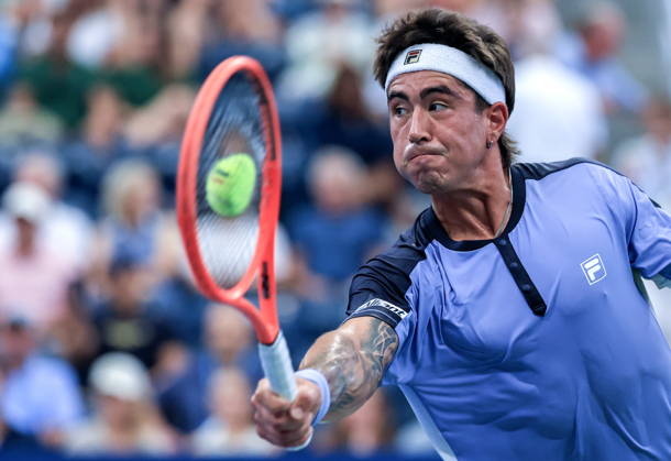 US Open tennis tournament - Day 3 Francisco Comesana of Argentina in action against Flavio Cobolli of Italy during the men s singles first round of the US Open Tennis Championships at the USTA Billie Jean King National Tennis Center in Flushing Meadows, New York, USA, 01 September 2026. The 2026 US Open tournament runs from 23 August through 13 September. FLUSHING MEADOWS NEW YORK United States  Copyright: xCRISTOBALxHERRERA-ULASHKEVICHx