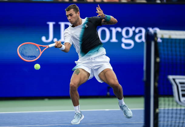 US Open tennis tournament - Day 3 Flavio Cobolli of Italy in action against Francisco Comesana of Argentina during the men s singles first round of the US Open Tennis Championships at the USTA Billie Jean King National Tennis Center in Flushing Meadows, New York, USA, 01 September 2026. The 2026 US Open tournament runs from 23 August through 13 September. FLUSHING MEADOWS NEW YORK United States  Copyright: xCRISTOBALxHERRERA-ULASHKEVICHx