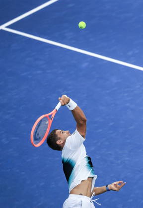 US Open tennis tournament - Day 3 Flavio Cobolli of Italy in action against Francisco Comesana of Argentina during the men s singles first round of the US Open Tennis Championships at the USTA Billie Jean King National Tennis Center in Flushing Meadows, New York, USA, 01 September 2026. The 2026 US Open tournament runs from 23 August through 13 September. FLUSHING MEADOWS NEW YORK United States  Copyright: xCRISTOBALxHERRERA-ULASHKEVICHx