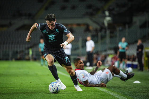 Torino s Alessio Cacciamani during Frecciarossa Italian Cup 2026 2027 soccer match between Torino and Monza at the at the Stadio Olimpico Grande Torino in Turin, north west Italy - Tuesday, September 01, 2026. - Soccer .  Copyright: xMarcoxAlpozzi LaPressex