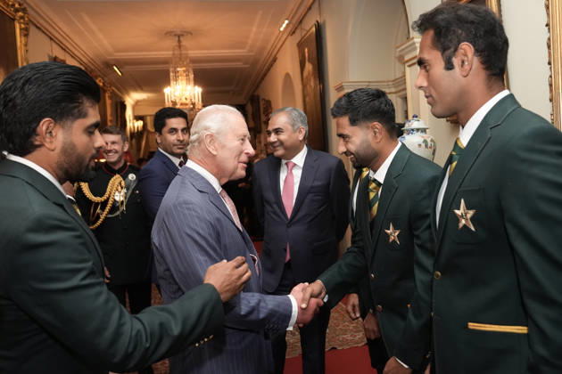 Audience at Clarence House King Charles III meets members of the Pakistan National Cricket Team during an audience with the team at Clarence House in London. Picture date: Wednesday September 2, 2026., Credit:Stefan Rousseau PA ROTA - B68 Avalon UK, London  Copyright: xStefanxRousseaux xPAxROTAx-xB68x xAvalonx 1130178564