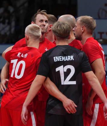 Turkiye v Denmark - CEV EuroVolley 2026 Men Friendly Match ANKARA, TURKIYE - SEPTEMBER 2: Players of Denmark celebrate after a point during the friendly match ahead of the 2026 CEV Men s European Volleyball Championship between Turkiye and Denmark at Baskent Volleyball Hall in Ankara, Turkiye, on September 2, 2026. Guven Yilmaz Anadolu Ankara Turkey. Editorial use only. Please get in touch for any other usage.  Copyright: x2026xAnadoluxGuvenxYilmazx