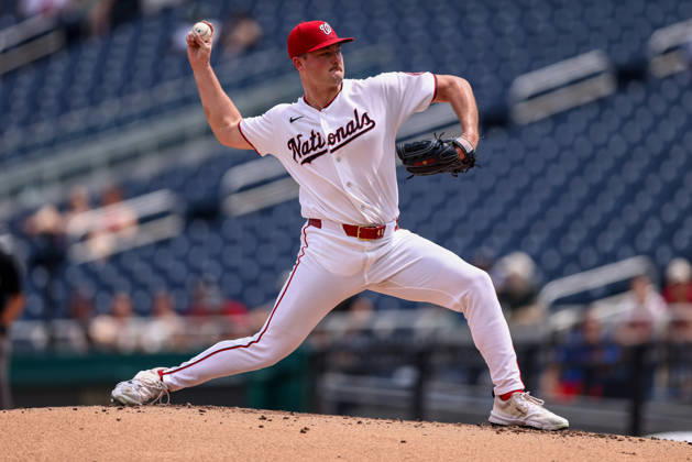 September 2, 2026, Washington D.C, District Of Columbia, United States: Washington, DC; Washington Nationals pitcher Brad Lord (41) delivers a pitch during a Major League Baseball game against the Atlanta Braves at Nationals Park on Wednesday, September 2, 2026. The Braves beat the Nationals 9-0. MLB, Baseball Herren, USA Atlanta Braves 9:0 Washington Nationals  - ZUMAp258 20260902_znp_p258_007 Copyright: xStevexPrakopex