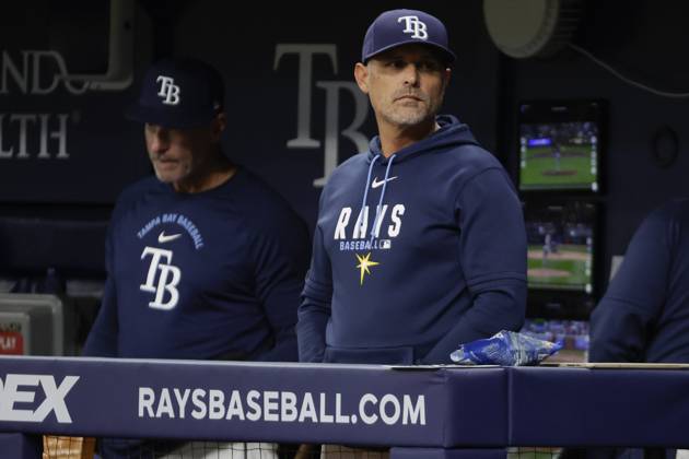 September 2, 2026, St. Petersburg, Florida, USA: Tampa Bay Rays manager Kevin Cash (16) is seen in the dugout during the seventh inning in the game against the New York Mets on Wednesday, Sept. 2, 2026 in St. Petersburg. St. Petersburg USA - ZUMAs70_ 0865709053st Copyright: xLuisxSantanax