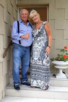 GER, Ulli Wegner, TV armchair, September 3, 2026, Berlin, Berlin, GER, Ulli Wegner, TV armchair, pictured: Uli and Magret Wegner, Berlin Berlin Berlin Germany Copyright: xNordphotox xEnglerx