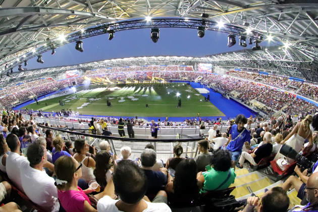 OTHER - Mediterranean Games - 20th Mediterranean Games Photo by IPA ABACAPRESS.COM88086538 - 2026 Mediterranean Games closing ceremony in Taranto. During the 20th Mediterranean Games, Mediterranean Games in Taranto, Italy, September 3, 2026 Taranto Italy  Copyright: xIPAxSport ABACAx