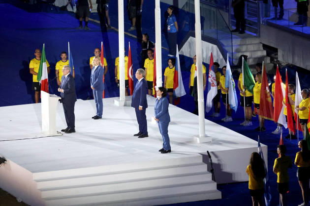 OTHER - Mediterranean Games - 20th Mediterranean Games Photo by IPA ABACAPRESS.COM88086524 - 2026 Mediterranean Games closing ceremony in Taranto. During the 20th Mediterranean Games, Mediterranean Games in Taranto, Italy, September 3, 2026 Taranto Italy  Copyright: xIPAxSport ABACAx