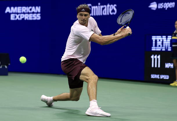 Tennis, US Open, Day 5, Alexander Zverev v Quentin Halys