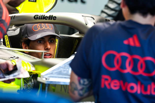 F1 - ITALIAN GRAND PRIX 2026 BORTOLETO Gabriel (bra), Audi F1 Team R26, portrait during the Formula 1 Gran Premio d™Italia 2026, Italian Grand Prix, 13th round of the 2026 Formula One World Championship, WM, Weltmeisterschaft from September 4 to 6, 2026 on the Autodromo Nazionale Monza, in Monza, Italy - MonzaItaly  Copyright: xFLORENTxGOODENx