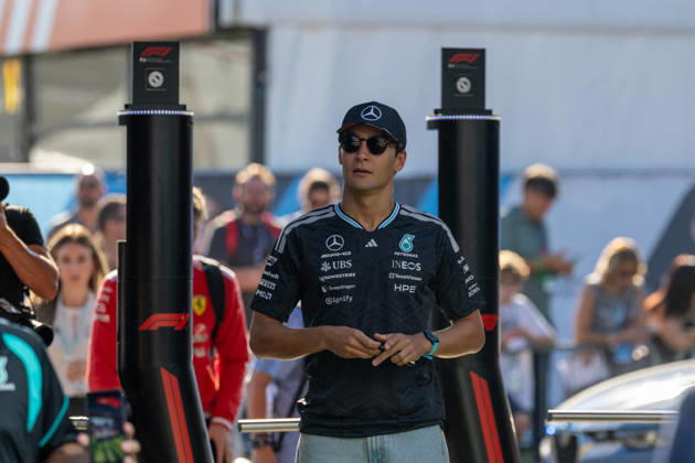 MOTORSPORTS - Formula 1 - 2026 Italian Grand Prix Photo by IPA ABACAPRESS.COM88099392 - George Russell (GBR) - Mercedes-AMG PETRONAS F1 Team during the 2026 Formula 1 Pirelli Italian Grand Prix at the Autodromo Nazionale Monza in Monza, Italy. Round 15 of 24 in the 2026 FIA Formula One World Championship, WM, Weltmeisterschaft held September 4–6, 2026. The Autodromo Nazionale Monza, the Temple of Speed, is the fastest circuit on the calendar and home to the tifosi. Italy Italy Copyright: xIPAxSport ABACAx