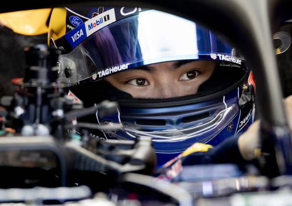 MONZA - Ayumu Iwasa (Red Bull Racing) during the first free practice session at the Autodromo di Monza ahead of the Italian Grand Prix. SANDER KONING ANP xVIxANPxSportx xxANPxIVx 567035059 originalFilename: 567035059.jpg