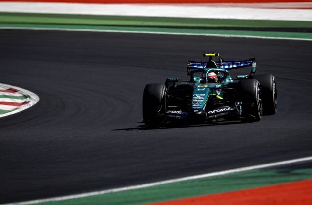 MONZA - Fernando Alonso (Aston Martin) during the first free practice session at the Autodromo di Monza ahead of the Italian Grand Prix. SANDER KONING ANP xVIxANPxSportx xxANPxIVx 567036030 originalFilename: 567036030.jpg