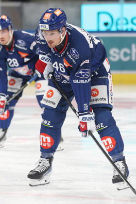 September 3, 2026, Zurich, SWITZERLAND, Swiss Life Arena, 2026–2027 Ice Hockey Season, Exhibition Game: ZSC Lions vs. Schwenninger Wild Wings, Dean Kukan, ZSC Lions