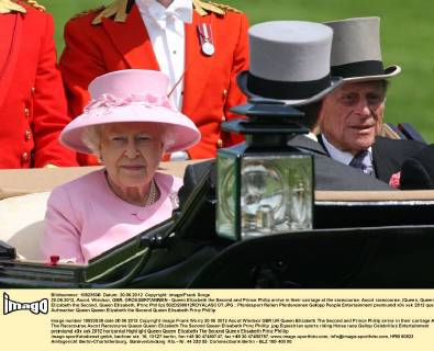 Gallop, Royal Ascot with Queen Elizabeth II, So You Think wins the Prince of Wales Stakes