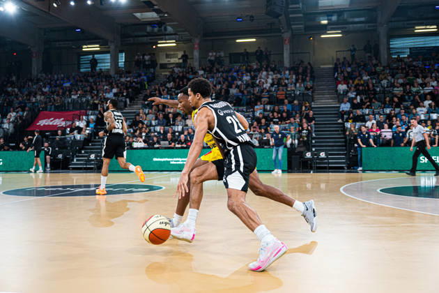 Basketball I Men s I Bundesliga I 2026–2027 Season I Preseason I Veolia Towers Hamburg vs. EWE Baskets Oldenburg I September 4, 2026 Mathys Kangudia 28, Veolia Towers Hamburg, Hamburg Inselpark Arena, Hamburg, Germany Copyright: xLobeca Björn-OlexKehmx