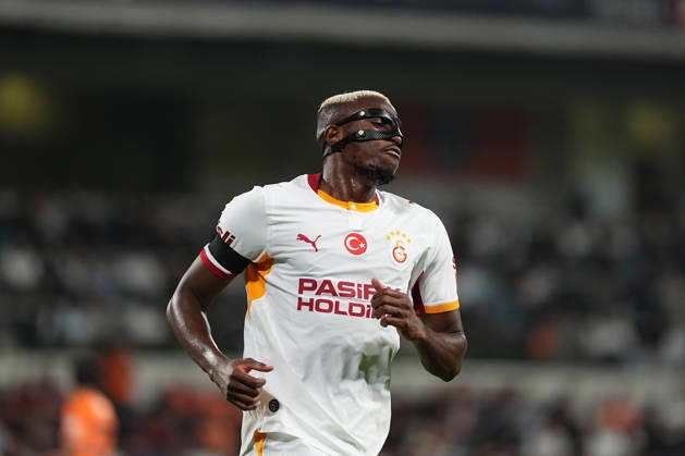 Istanbul Basaksehir v Galatasaray - Turkish Super Lig ISTANBUL, TURKIYE - SEPTEMBER 4: Victor Osimhen (45) of Galatasaray celebrates after scoring a goal during the Turkish Super Lig 4th week football match between Istanbul Basaksehir and Galatasaray at Basaksehir Fatih Terim Stadium in Istanbul, Turkiye on September 4, 2026. Adem Kutucu Anadolu Istanbul Turkey. Editorial use only. Please get in touch for any other usage.  Copyright: x2026xAnadoluxAdemxKutucux