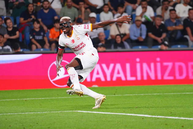 ISTANBUL, TURKEY - SEPTEMBER 04: Victor Osimhen of Galatasaray SK shoots during the Turkish Super League 2026 27 match between Baseaksehir FK and Galatasaray SK at Basaksehir Fatih Terim Stadium, 2026 in Istanbul, Turkey. Istanbul Basaksehir Turkey Copyright: xSeskimphotox BSehir-GSaray-040926 (5)