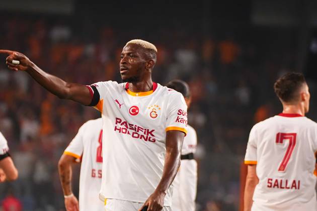 ISTANBUL, TURKEY - SEPTEMBER 04: Victor Osimhen of Galatasaray SK celebrates after scoring the first goal of his team during the Turkish Super League 2026 27 match between Baseaksehir FK and Galatasaray SK at Basaksehir Fatih Terim Stadium, 2026 in Istanbul, Turkey. Istanbul Basaksehir Turkey Copyright: xSeskimphotox BSehir-GSaray-040926 (82)