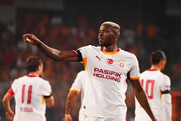 ISTANBUL, TURKEY - SEPTEMBER 04: Victor Osimhen of Galatasaray SK celebrates after scoring the first goal of his team during the Turkish Super League 2026 27 match between Baseaksehir FK and Galatasaray SK at Basaksehir Fatih Terim Stadium, 2026 in Istanbul, Turkey. Istanbul Basaksehir Turkey Copyright: xSeskimphotox BSehir-GSaray-040926 (84)