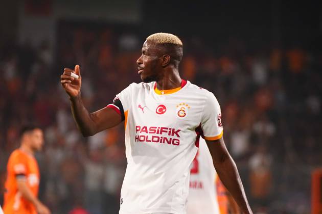 ISTANBUL, TURKEY - SEPTEMBER 04: Victor Osimhen of Galatasaray SK celebrates after scoring the first goal of his team during the Turkish Super League 2026 27 match between Baseaksehir FK and Galatasaray SK at Basaksehir Fatih Terim Stadium, 2026 in Istanbul, Turkey. Istanbul Basaksehir Turkey Copyright: xSeskimphotox BSehir-GSaray-040926 (88)
