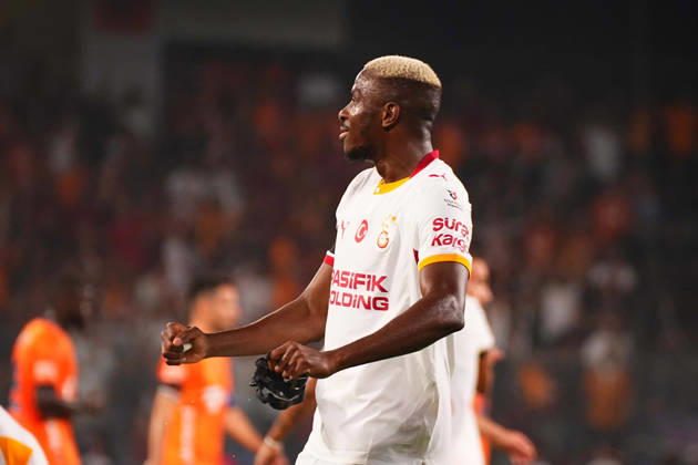 ISTANBUL, TURKEY - SEPTEMBER 04: Victor Osimhen of Galatasaray SK celebrates after scoring the first goal of his team during the Turkish Super League 2026 27 match between Baseaksehir FK and Galatasaray SK at Basaksehir Fatih Terim Stadium, 2026 in Istanbul, Turkey. Istanbul Basaksehir Turkey Copyright: xSeskimphotox BSehir-GSaray-040926 (89)