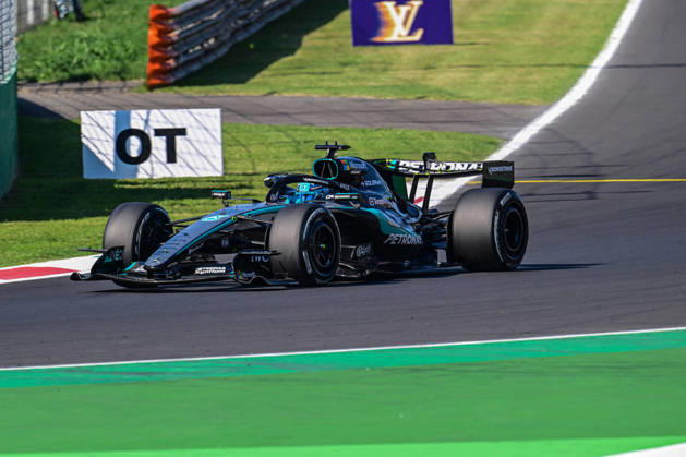 MOTORSPORTS - Formula 1 - 2026 Italian Grand Prix Photo by IPA ABACAPRESS.COM88114733 - George Russell driving for the Mercedes-AMG PETRONAS F1 Team during the 2026 Formula One Italian Grand Prix at the Monza Circuit on September 3, 2026, in Monza, Italy Italy Italy  Copyright: xIPAxSport ABACAx