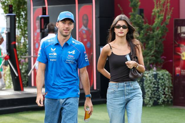 Pierre Gasly of BWT Alpine 10 and his girlfriend Francisca Kika Cerqueira Gomes arrive at the paddock, Free Practice 3, Italian Grand Prix, Motorsports, Men, Formula 1, September 5, 2026, Monza, Lombardy, Italy Copyright: xkolbert-press ChristianxKolbertx