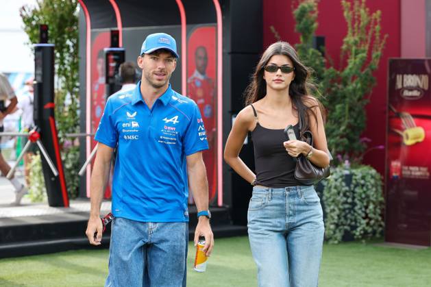 Pierre Gasly of BWT Alpine 10 and his girlfriend Francisca Kika Cerqueira Gomes arrive at the paddock, Free Practice 3, Italian Grand Prix, Motorsports, Men, Formula 1, September 5, 2026, Monza, Lombardy, Italy Copyright: xkolbert-press ChristianxKolbertx