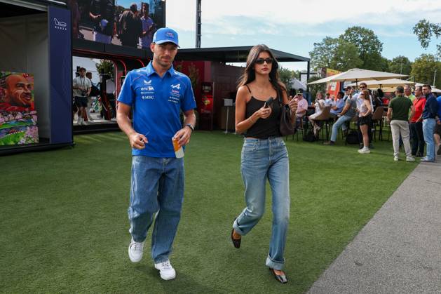 Pierre Gasly of BWT Alpine 10 and his girlfriend Francisca Kika Cerqueira Gomes arrive at the paddock, Free Practice 3, Italian Grand Prix, Motorsports, Men, Formula 1, September 5, 2026, Monza, Lombardy, Italy Copyright: xkolbert-press ChristianxKolbertx