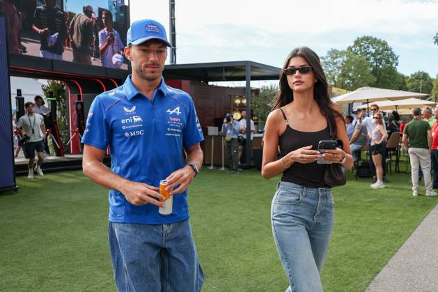 Pierre Gasly of BWT Alpine 10 and his girlfriend Francisca Kika Cerqueira Gomes arrive at the paddock, Free Practice 3, Italian Grand Prix, Motorsports, Men, Formula 1, September 5, 2026, Monza, Lombardy, Italy Copyright: xkolbert-press ChristianxKolbertx