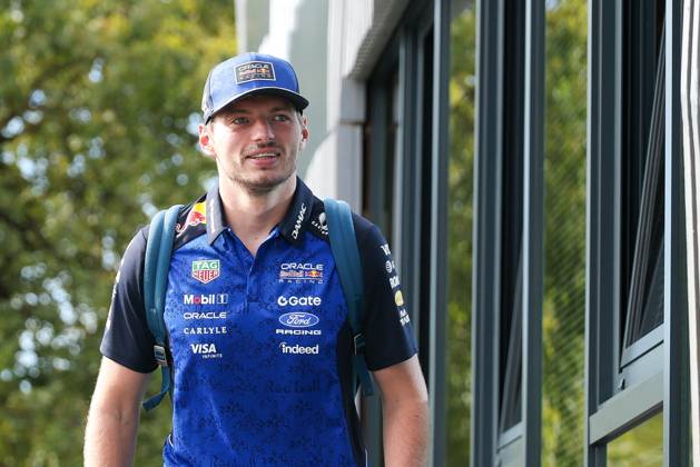 Max Verstappen of Oracle Red Bull Racing 3 arrives at the paddock, Free Practice 3, Italian Grand Prix, Motorsports, Men, Formula 1, September 5, 2026, Monza, Lombardy, Italy Copyright: xkolbert-press ChristianxKolbertx